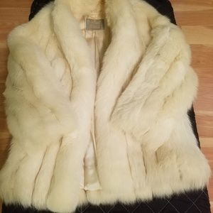 Fox fur coat